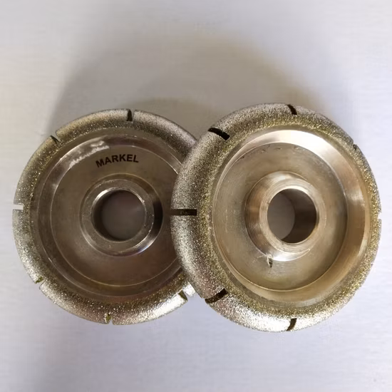 Edge Grinding Wheel Abrasive Drum Electroplated Diamond Stone Profile Wheels for Granite