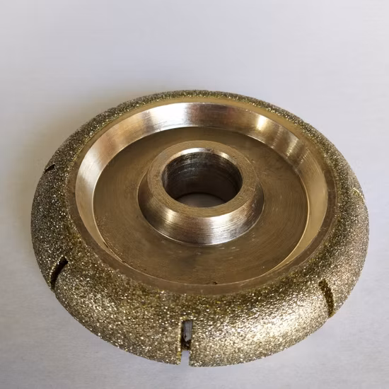 Edge Grinding Wheel Abrasive Drum Electroplated Diamond Stone Profile Wheels for Granite