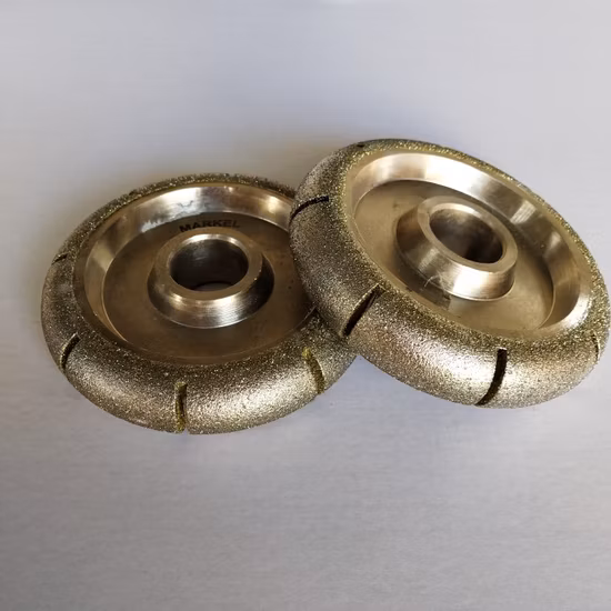 Edge Grinding Wheel Abrasive Drum Electroplated Diamond Stone Profile Wheels for Granite