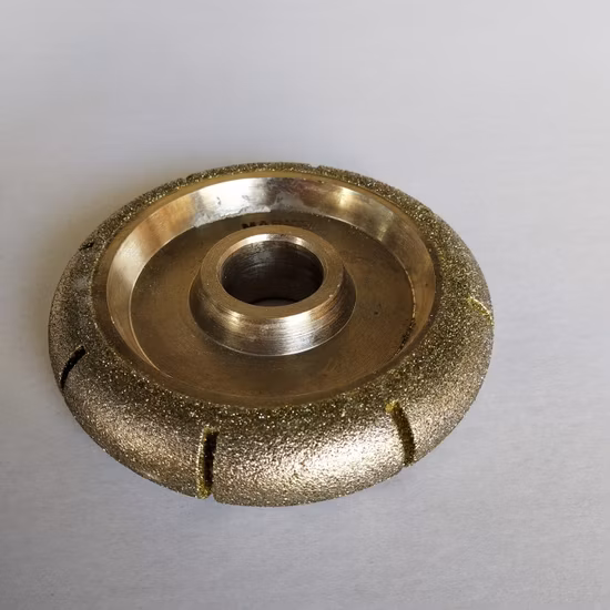 Edge Grinding Wheel Abrasive Drum Electroplated Diamond Stone Profile Wheels for Granite