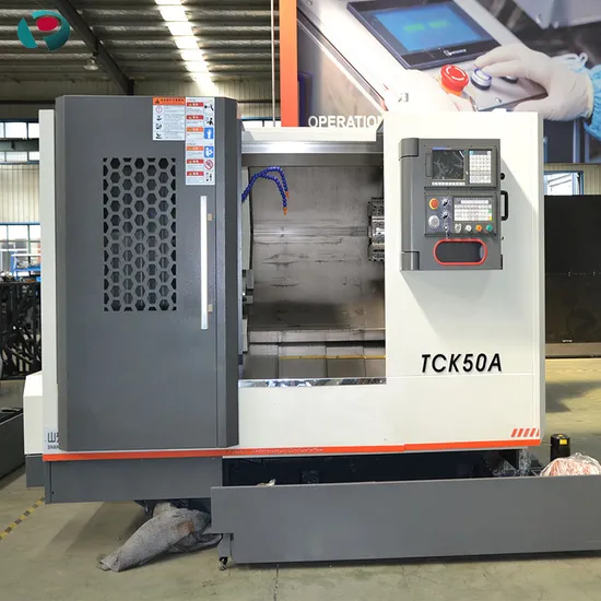 Mini Slant Bed Metal Lathe Machine Tool Tck36A China Lathe CNC Machine Tools