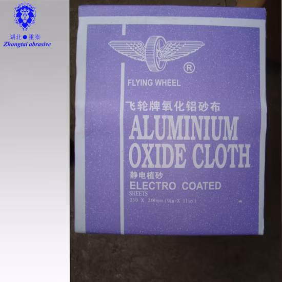 Foglio di tessuto abrasivo in ossido di alluminio 230X 280 mm per lucidatura