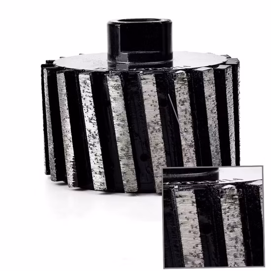 Utensile per la molatura diamantata Ruota a tamburo segmentata per molatura diamantata