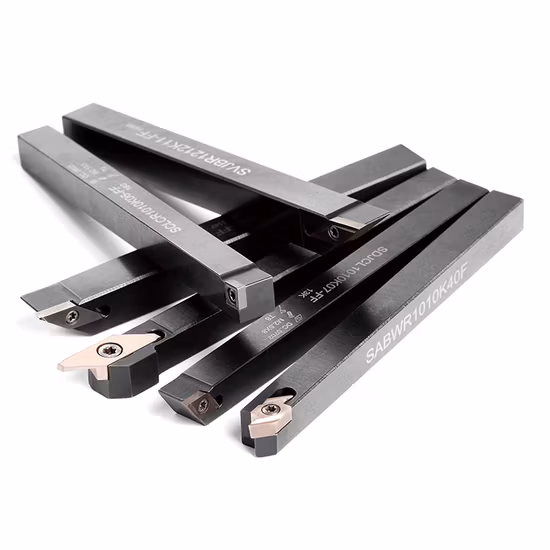 Utensile da taglio portautensili per tornitura esterna indicizzabile con inserto in carburo di tungsteno CNC Sandhog